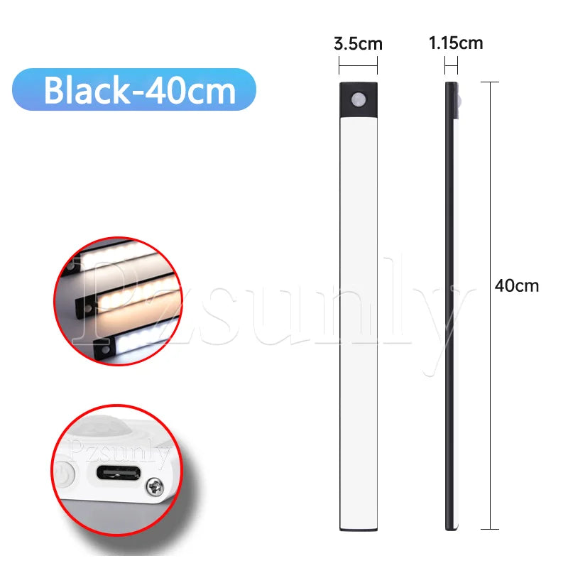 Barre LED à Détecteur de Mouvement – Rechargeable & Sans Fil
