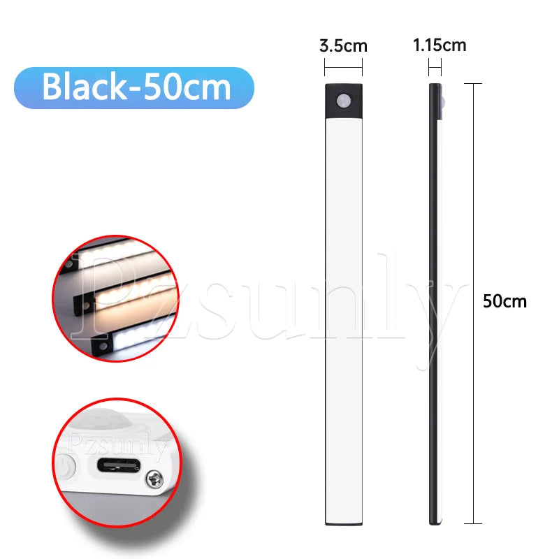 Barre LED à Détecteur de Mouvement – Rechargeable & Sans Fil