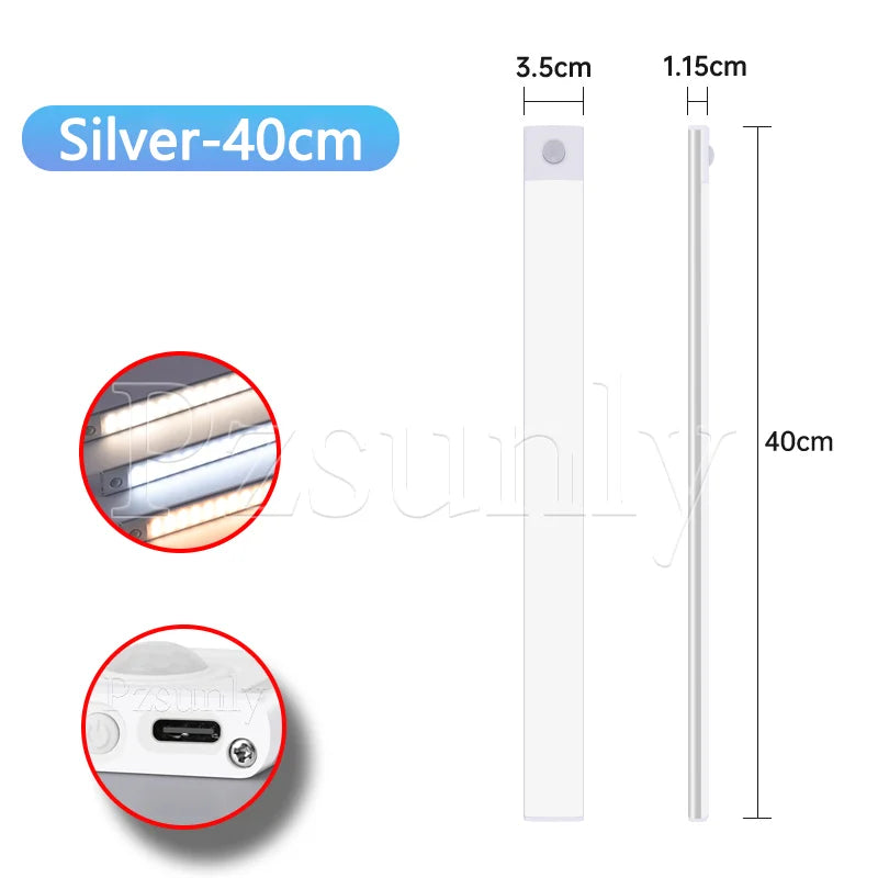 Barre LED à Détecteur de Mouvement – Rechargeable & Sans Fil