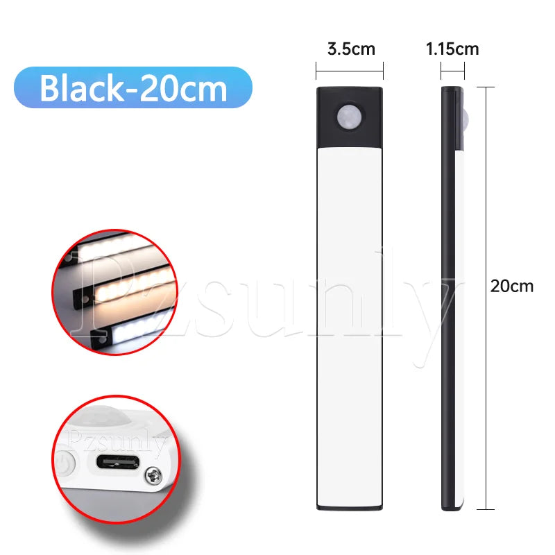Barre LED à Détecteur de Mouvement – Rechargeable & Sans Fil