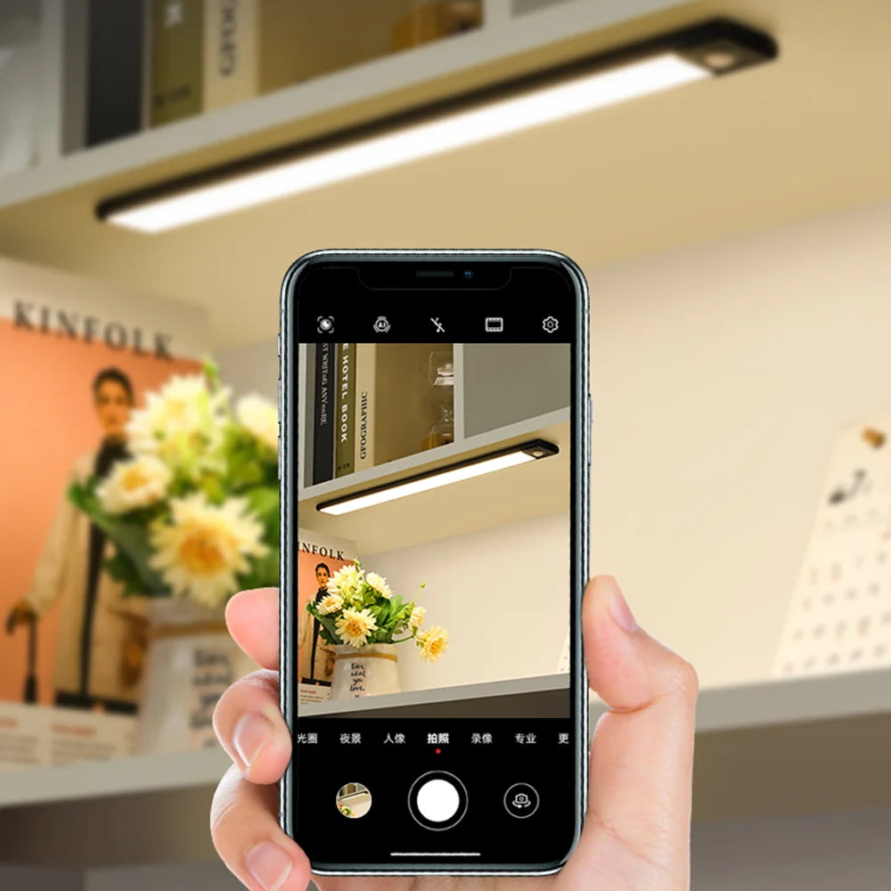 Barre LED à Détecteur de Mouvement – Rechargeable & Sans Fil