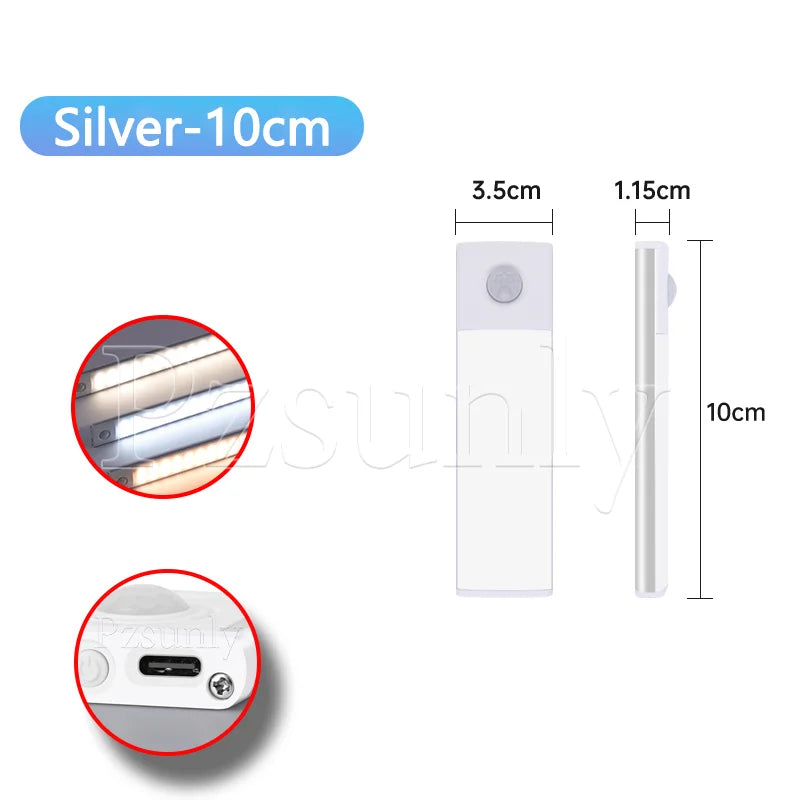Barre LED à Détecteur de Mouvement – Rechargeable & Sans Fil