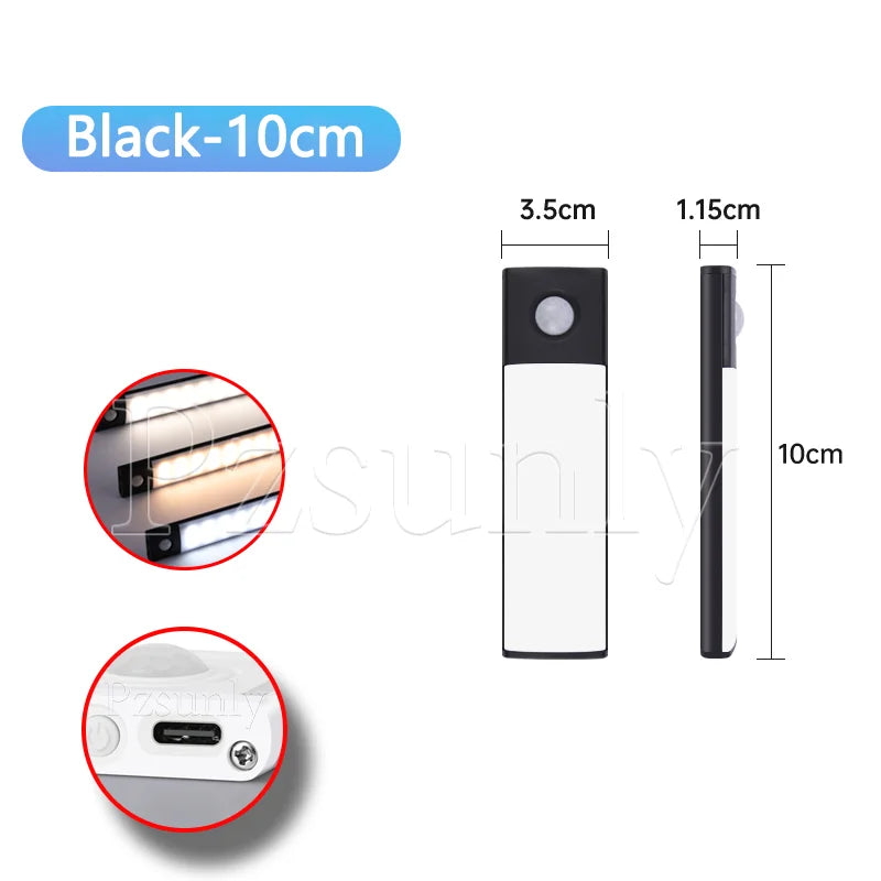 Barre LED à Détecteur de Mouvement – Rechargeable & Sans Fil